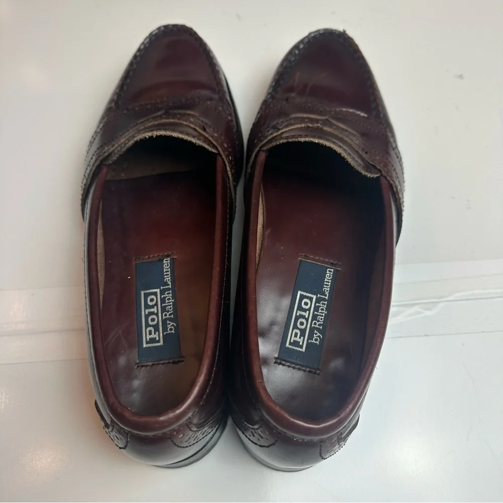 Dark Academia Penny Loafers | Polo Ralph Lauren Heritage Leather Slip Ons